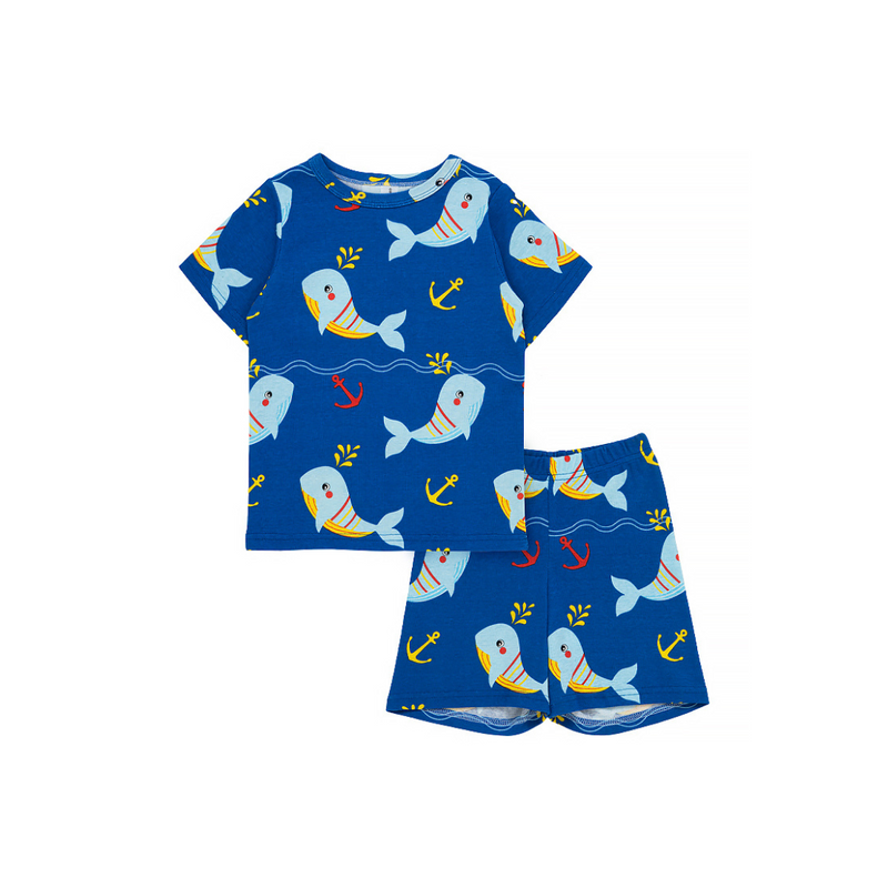 Cocohanee - Shark Anchor Short Pajamas