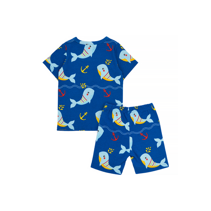 Cocohanee - Shark Anchor Short Pajamas