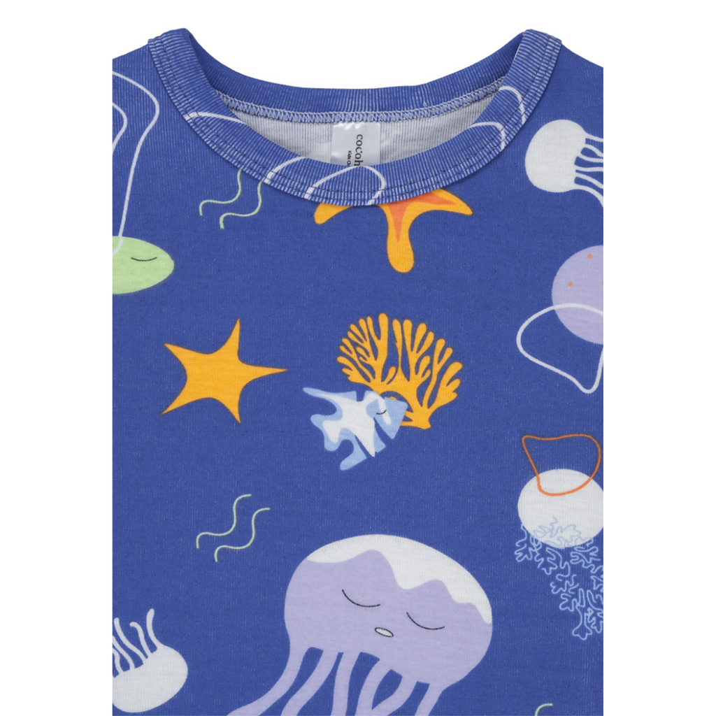 Cocohanee - Marine Blue Short Pajamas