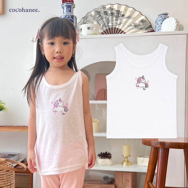 Cocohanee - Fairytale Sleeveless Top - Pakaian Dalam Anak - Singlet Anak