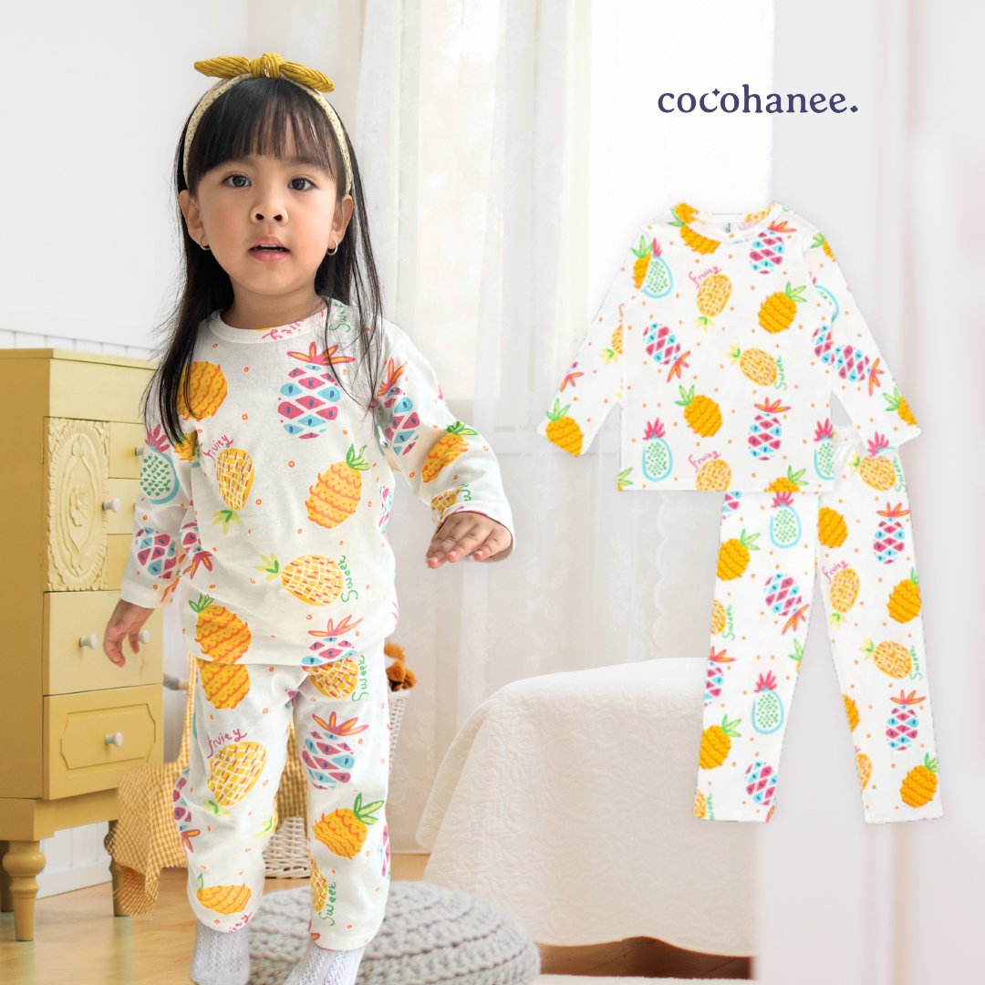 Cocohanee - Pineapple Long Pajamas