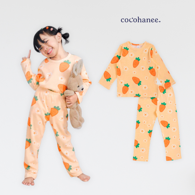 Cocohanee - Daisy Carrot Long Pajamas