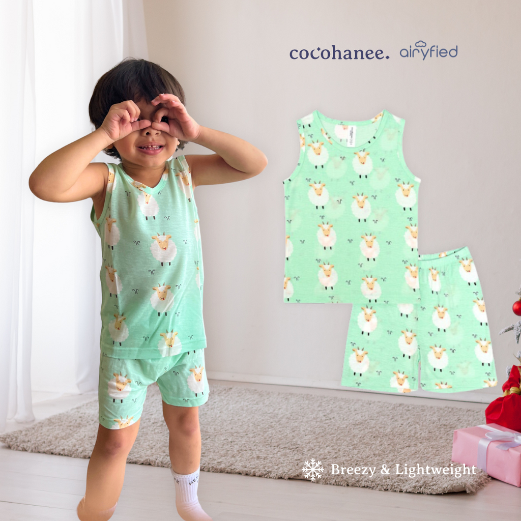Cocohanee - Sheep Sleeveles Set