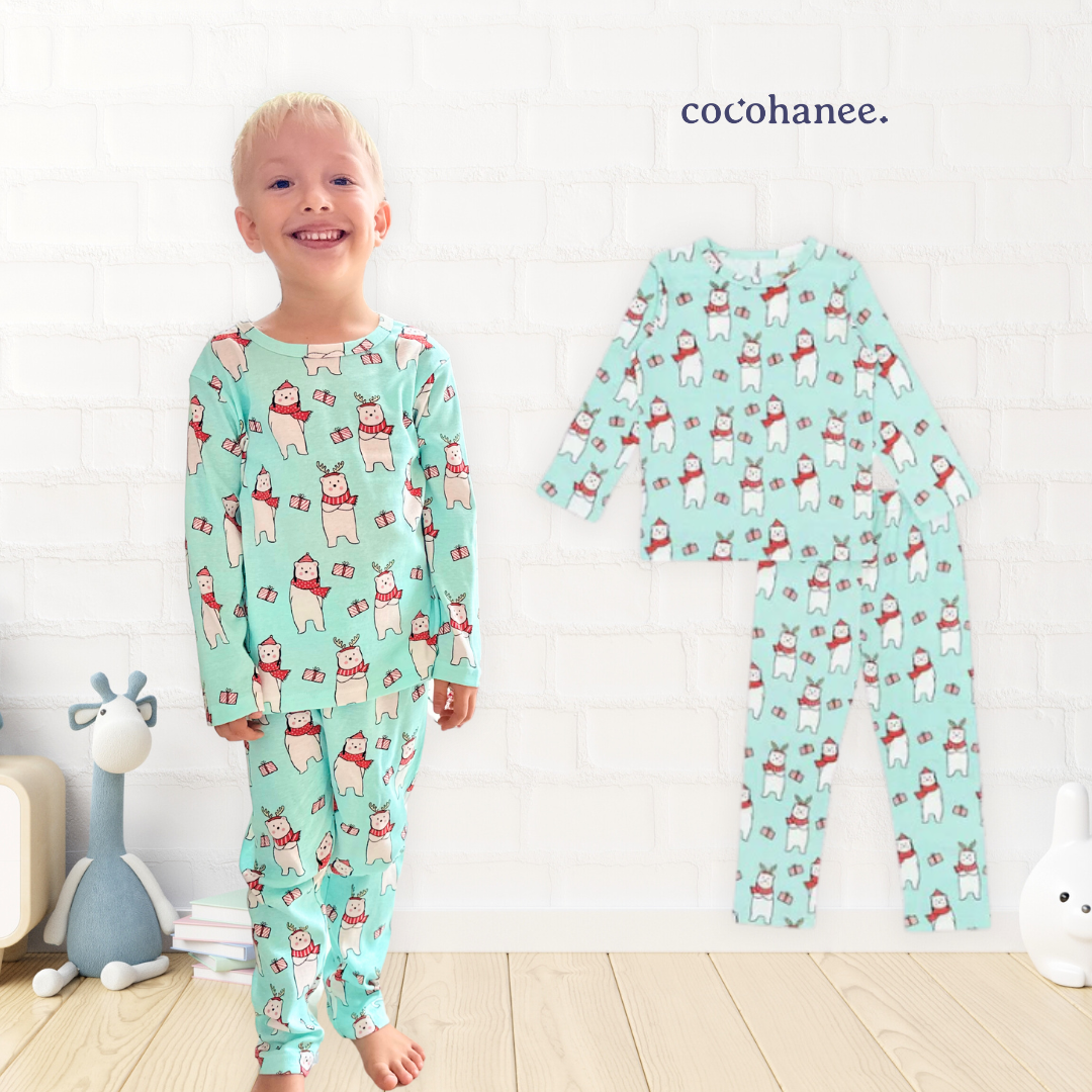 Cocohanee - Polar Bear Long Pajamas