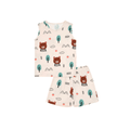 Bears - Sleeveless Pajamas - Setelan Anak Tanpa Lengan