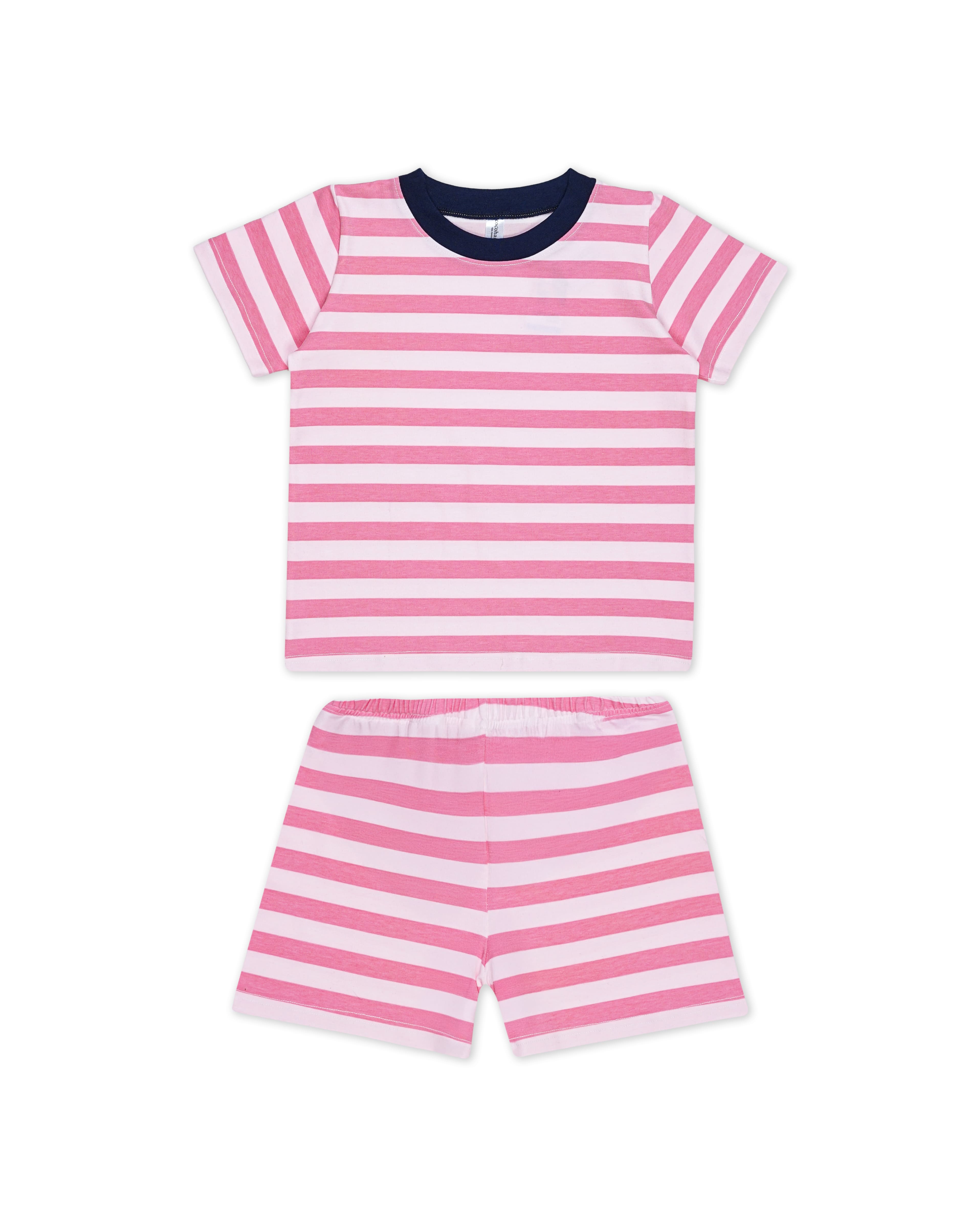 Stripe - Short Pajamas - Piyama Tidur Motif Salur Anak