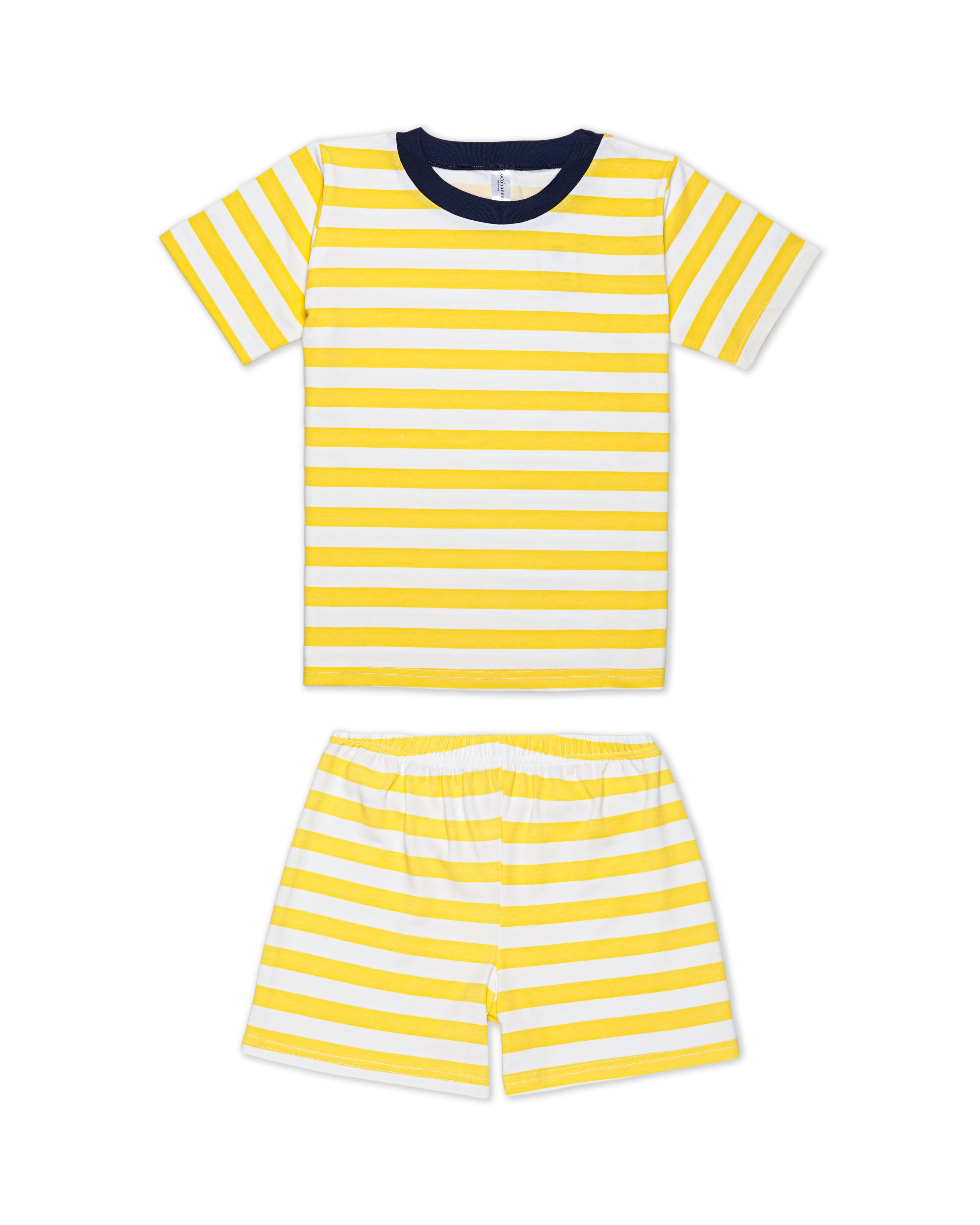 Stripe - Short Pajamas - Piyama Tidur Motif Salur Anak