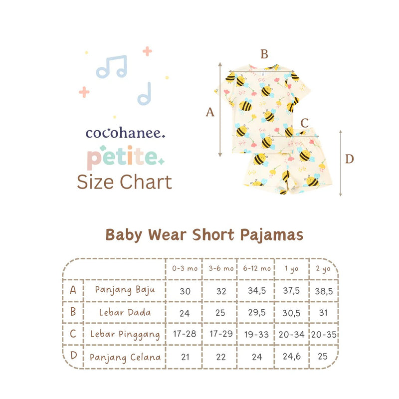 Cocohanee - Lion Baby Short Pajamas - Piyama Tidur Bayi