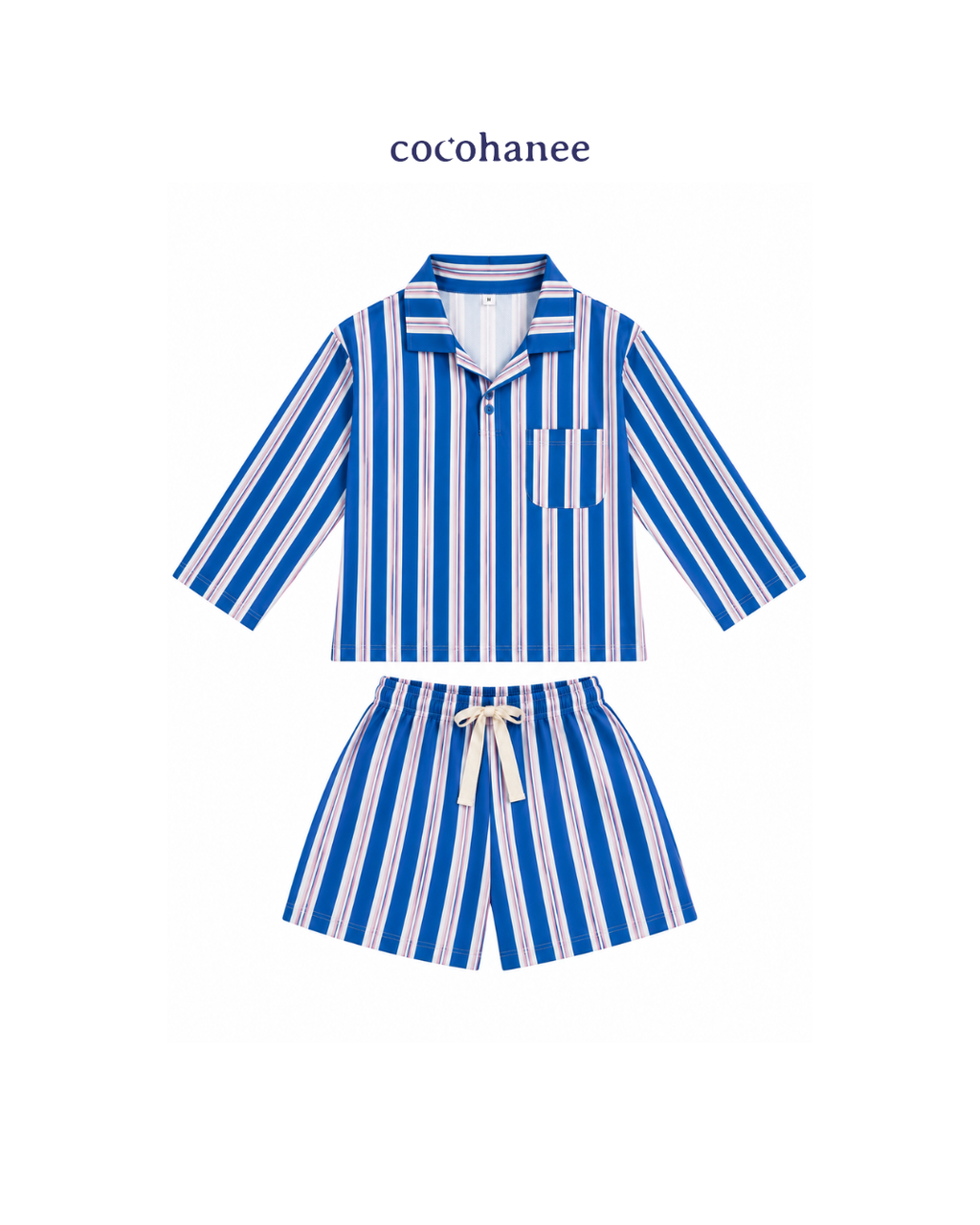 Cocohanee Classic Summer Vibe - Lune Oversize Chill Pajamas Candy