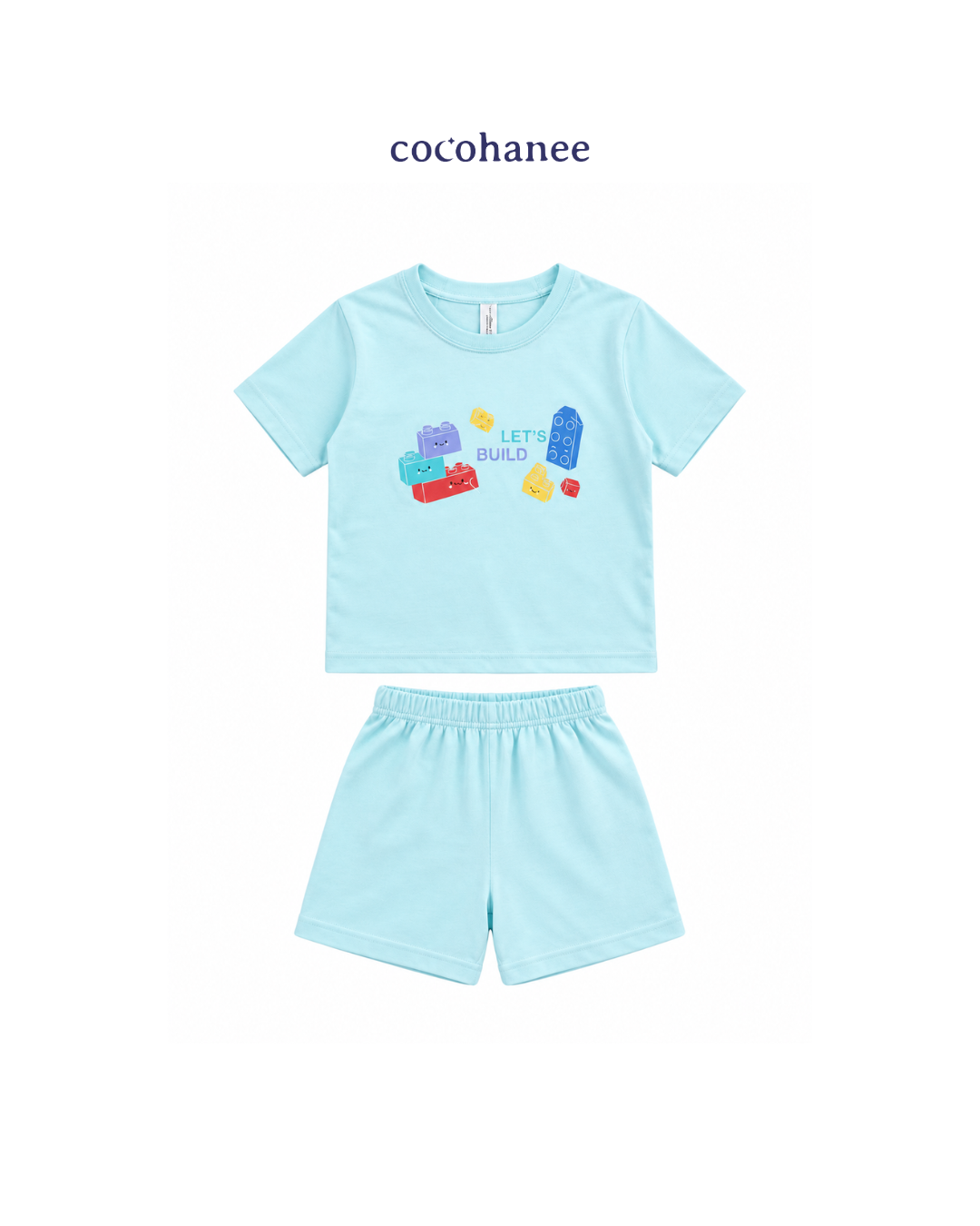 Cocohanee Classic Summer Vibe - Short Pajamas Mini Block