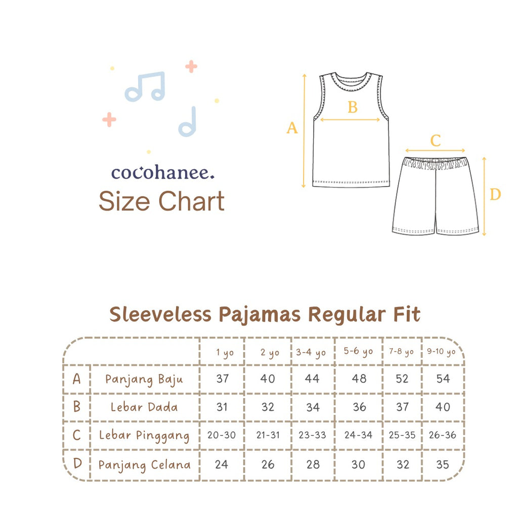 Cocohanee Wonderverse - Sleeveless Set Pajamas Jackpot Joy
