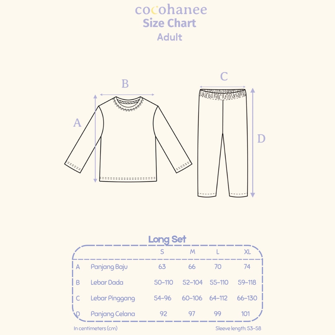 Fox & Wolf - Lune Long - Piyama Tidur Dewasa