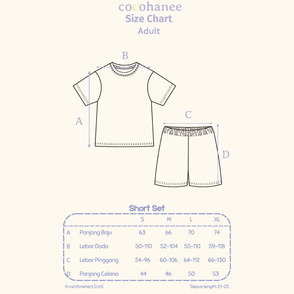 Bunny Petals - Lune Short - Piyama Tidur Dewasa