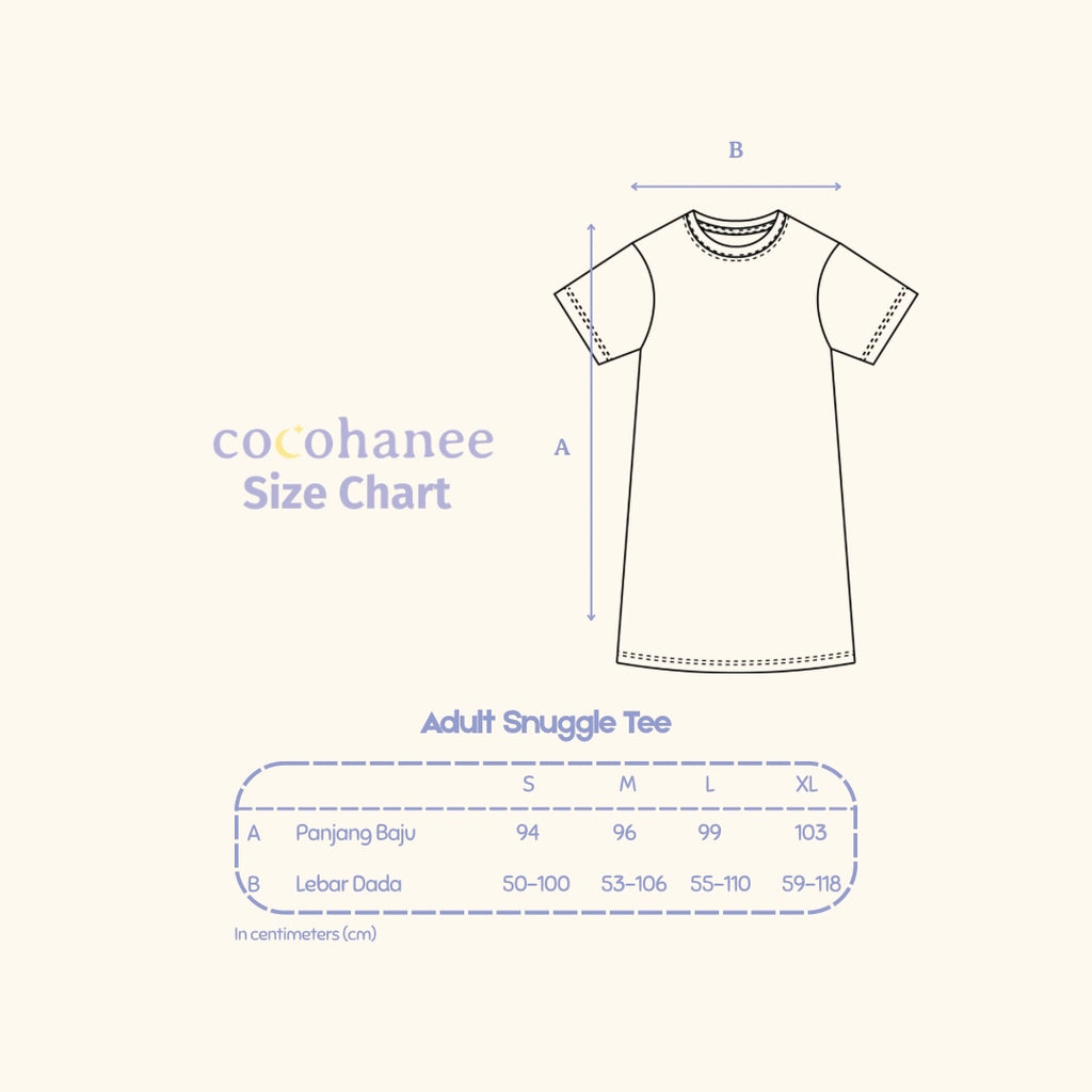 Autumn Meadow - Snuggle Tee - Piyama Tidur Dewasa