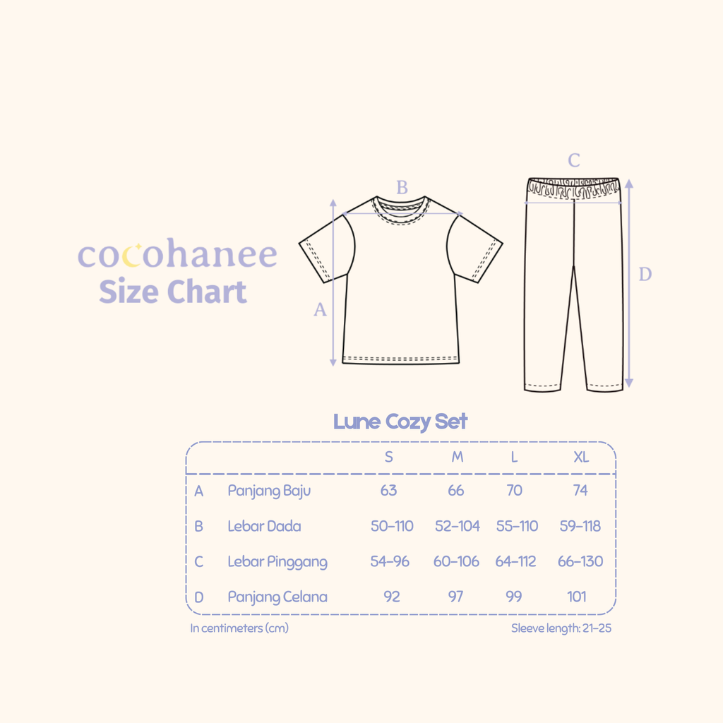 Autumn Meadow - Lune Cozy - Piyama Tidur Dewasa