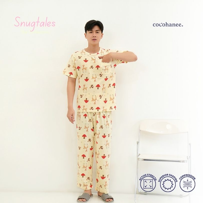 Autumn Meadow - Lune Cozy - Piyama Tidur Dewasa