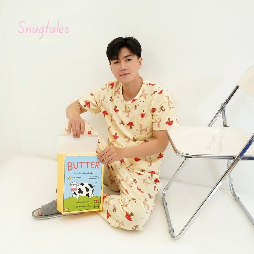 Autumn Meadow - Lune Cozy - Piyama Tidur Dewasa