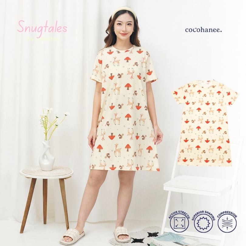 Autumn Meadow - Snuggle Tee - Piyama Tidur Dewasa