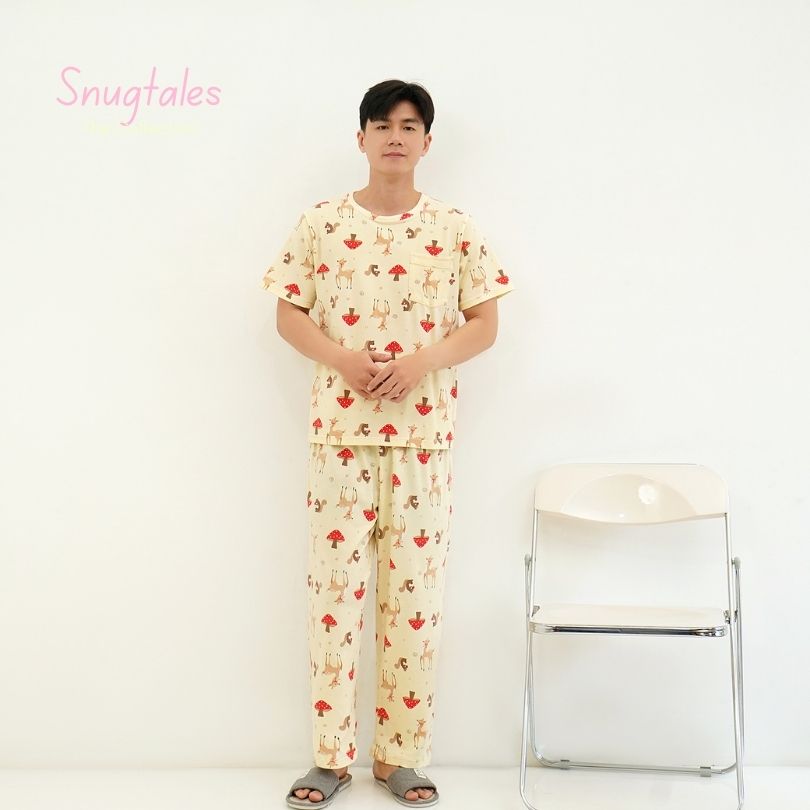 Autumn Meadow - Lune Cozy - Piyama Tidur Dewasa