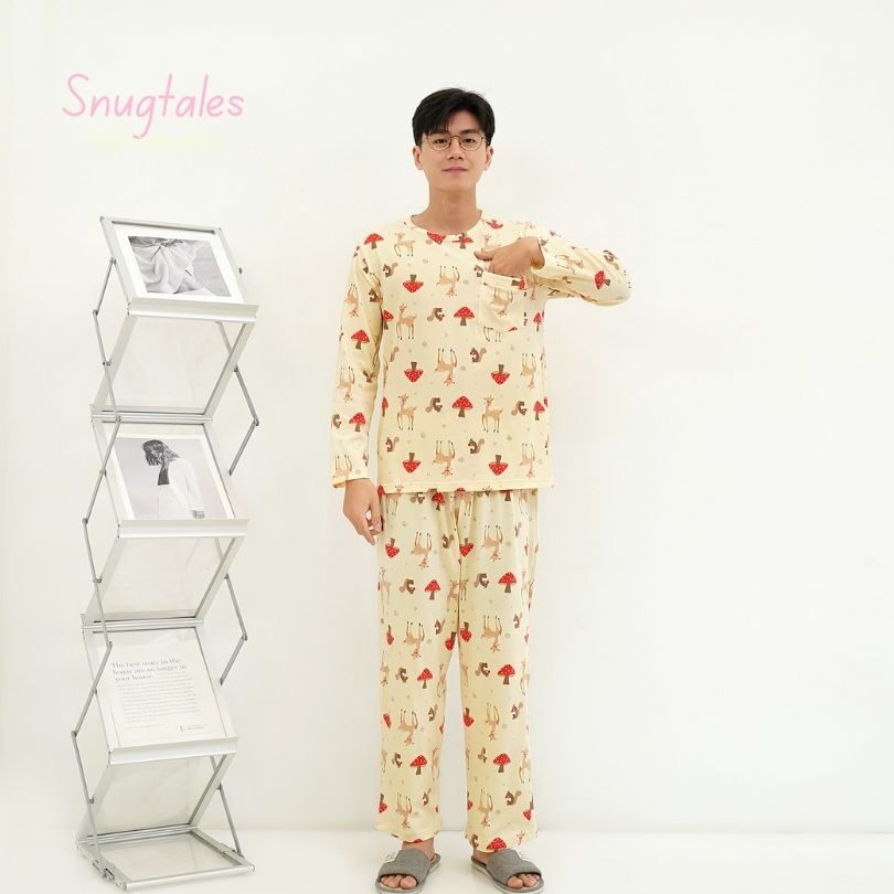 Autumn Meadow - Lune Long - Piyama Tidur Dewasa