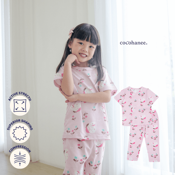 Cocohanee - Butterflies Cozy Pajamas - Piyama Tidur Anak
