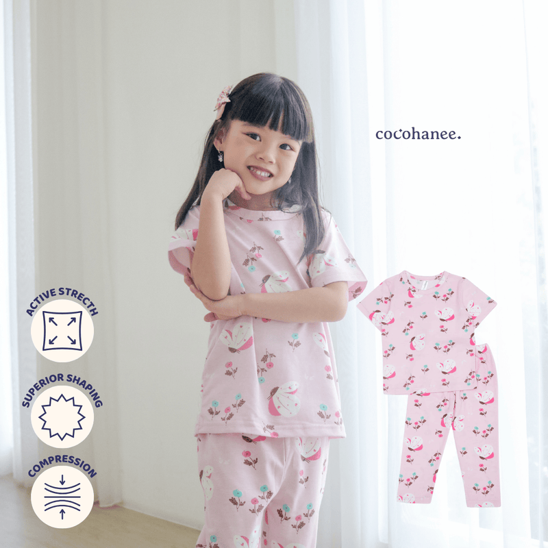 Cocohanee - Butterflies Cozy Pajamas - Piyama Tidur Anak