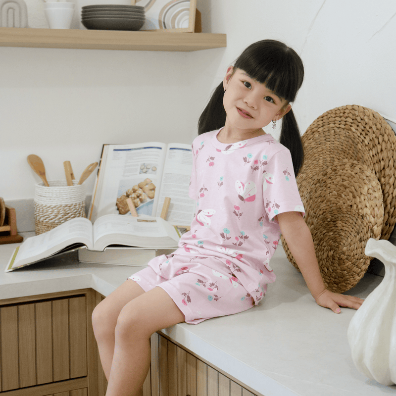 Cocohanee - Butterflies Short Pajamas - Piyama Tidur Anak