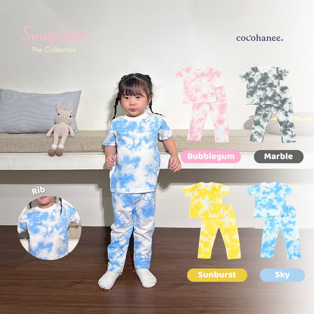 Casual Cozy Set - Tie Dye Loungewear - Setelan Casual Anak Baby Terry