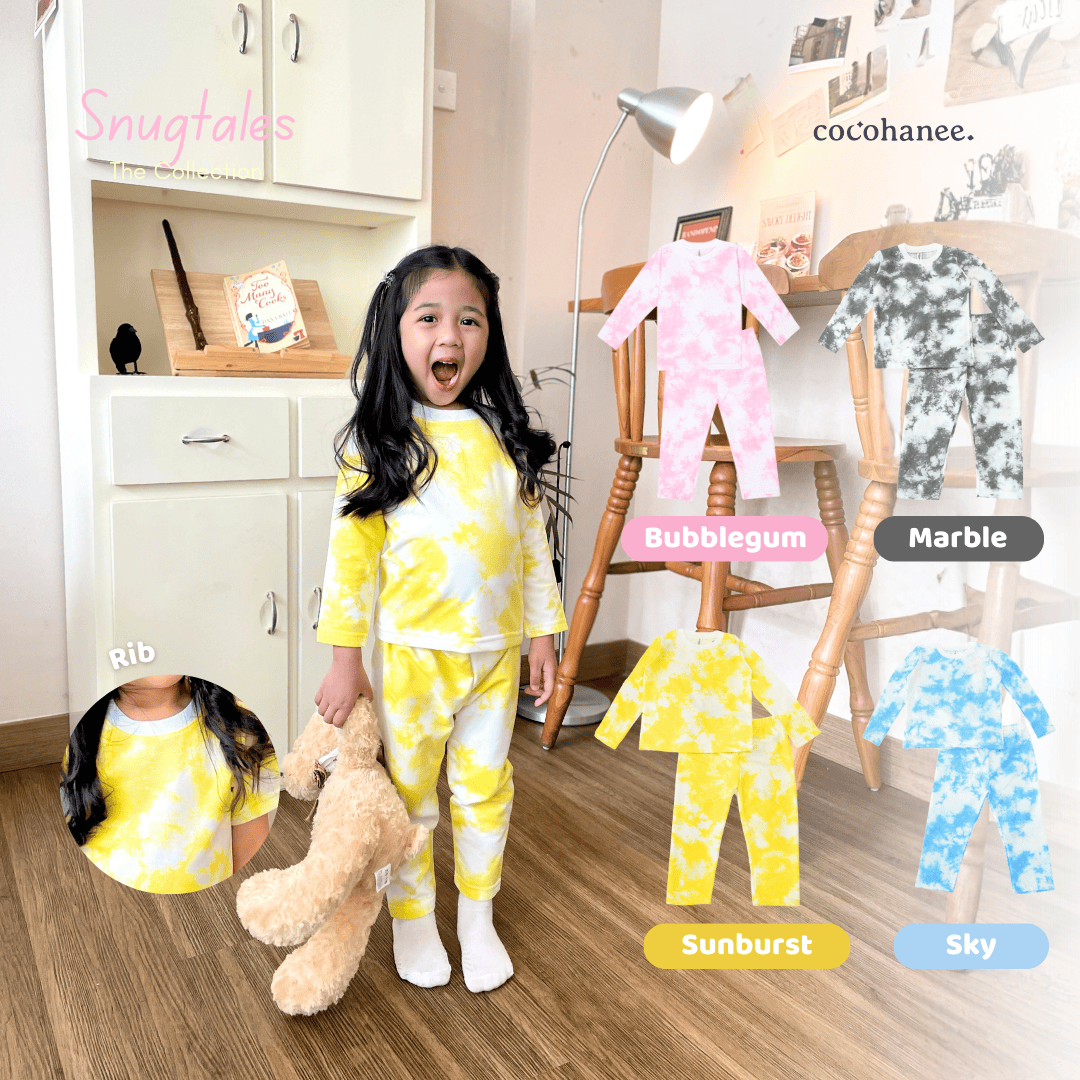 Casual Long Set - Tie Dye Loungewear - Setelan Casual Anak Baby Terry