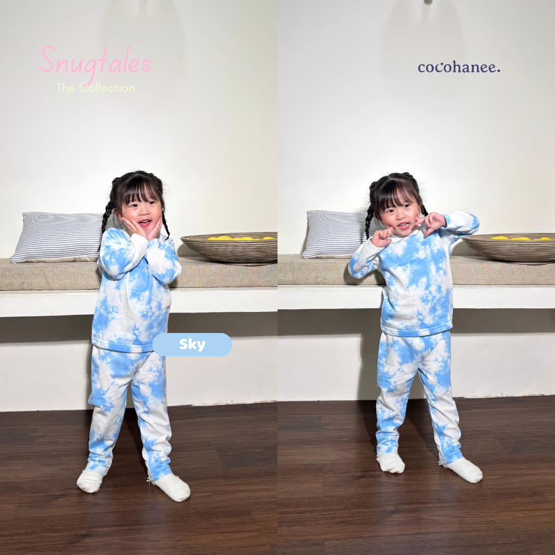Casual Long Set - Tie Dye Loungewear - Setelan Casual Anak Baby Terry
