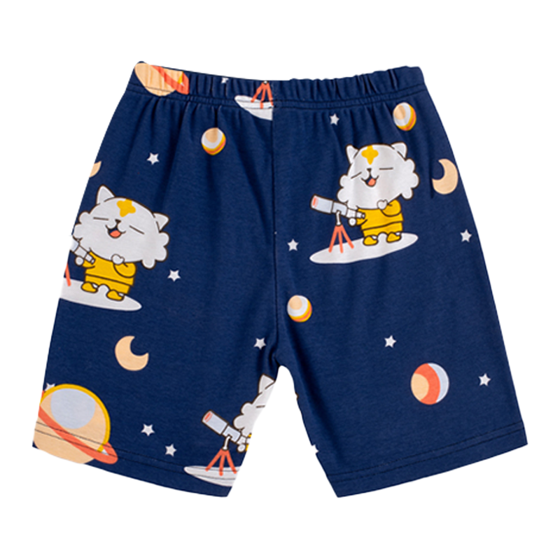 Cocohanee - Outer Space Short Pants - Celana Pendek Anak Motif