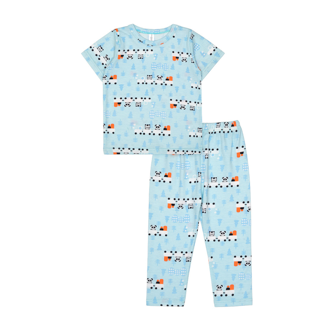 Cocohanee - Animal Train Cozy Pajamas - Piyama Tidur Anak