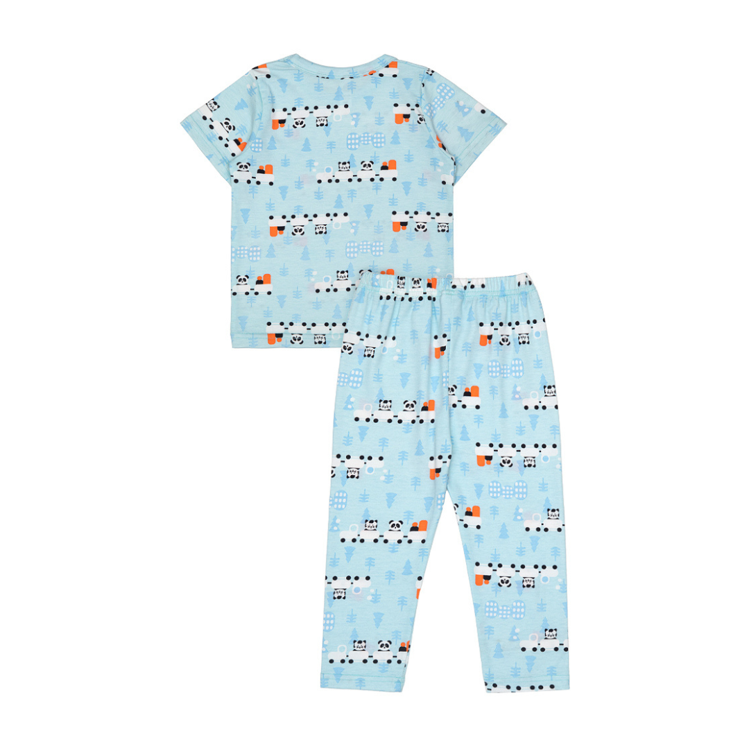 Cocohanee - Animal Train Cozy Pajamas - Piyama Tidur Anak