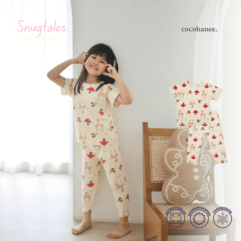 Cocohanee - Autumn Meadow - Cozy Pajamas - Piyama Tidur Anak