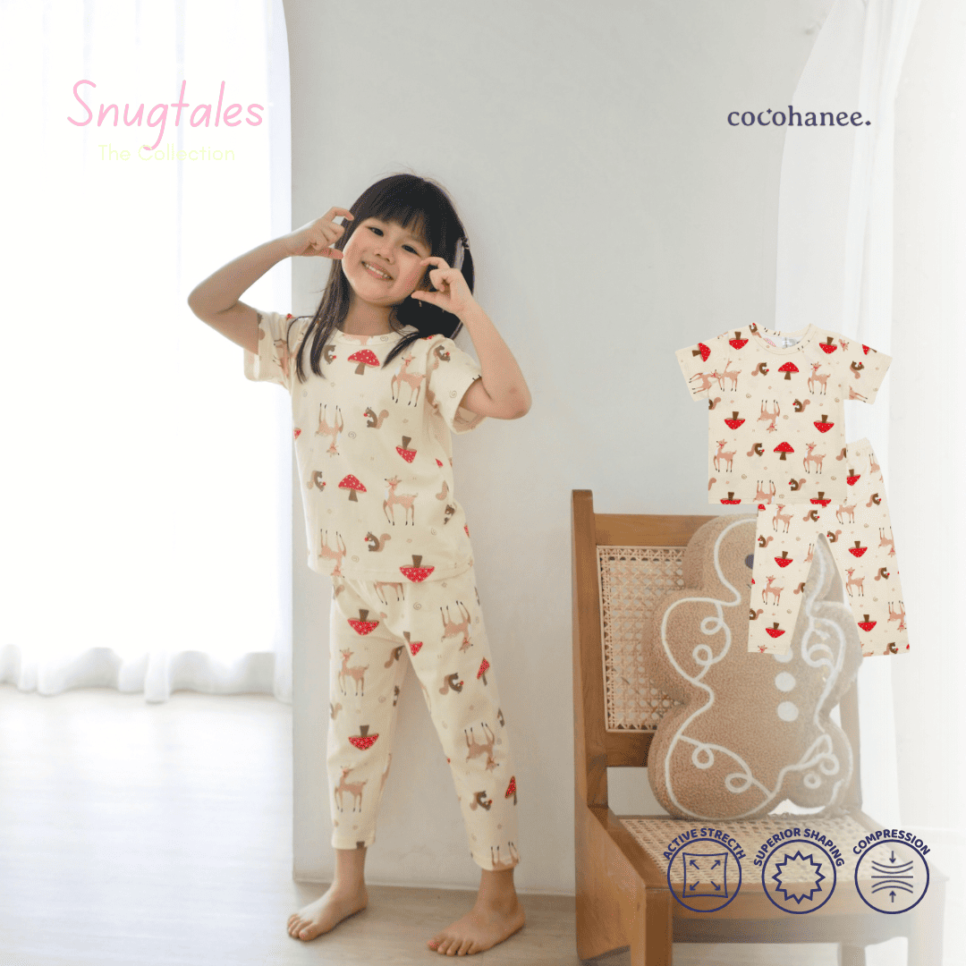 Cocohanee - Autumn Meadow - Cozy Pajamas - Piyama Tidur Anak