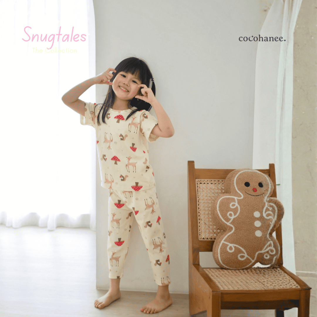 Cocohanee - Autumn Meadow - Cozy Pajamas - Piyama Tidur Anak