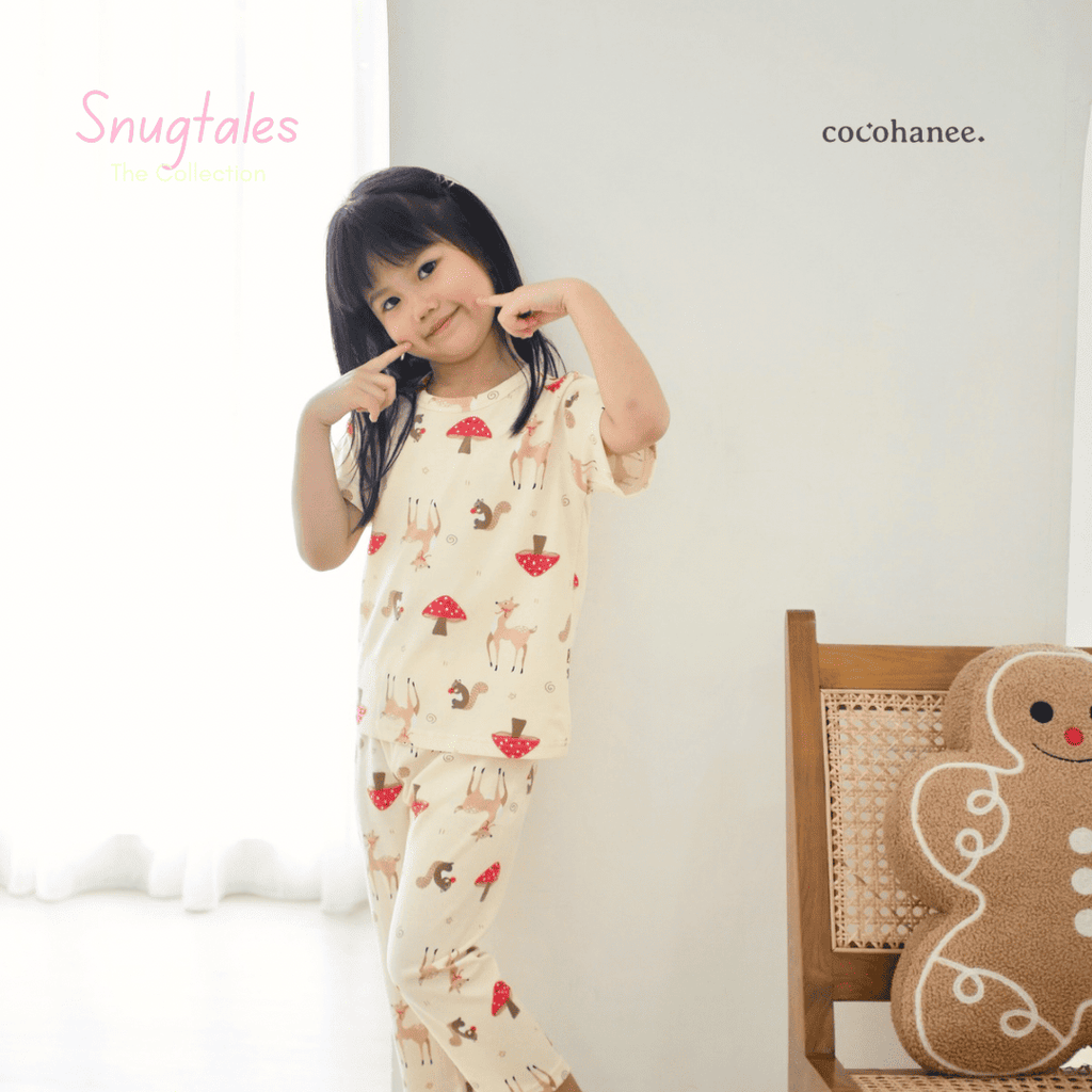 Cocohanee - Autumn Meadow - Cozy Pajamas - Piyama Tidur Anak