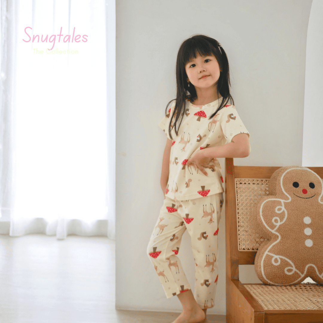 Cocohanee - Autumn Meadow - Cozy Pajamas - Piyama Tidur Anak
