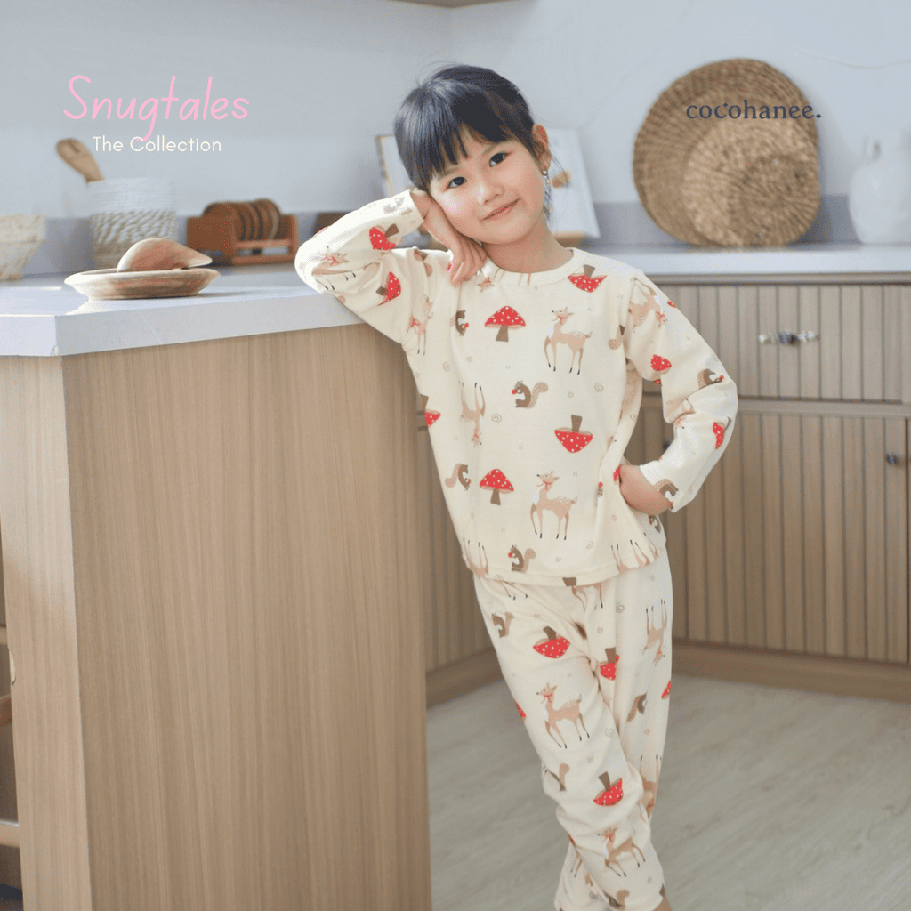 Cocohanee - Autumn Meadow Long Pajamas - Piyama Tidur Anak