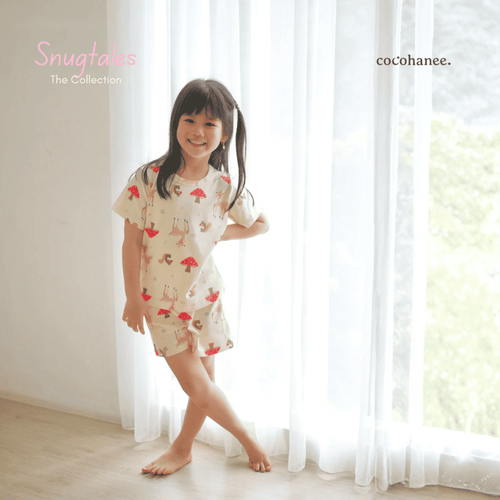 Cocohanee - Autumn Meadow Short Pajamas - Piyama Tidur Anak