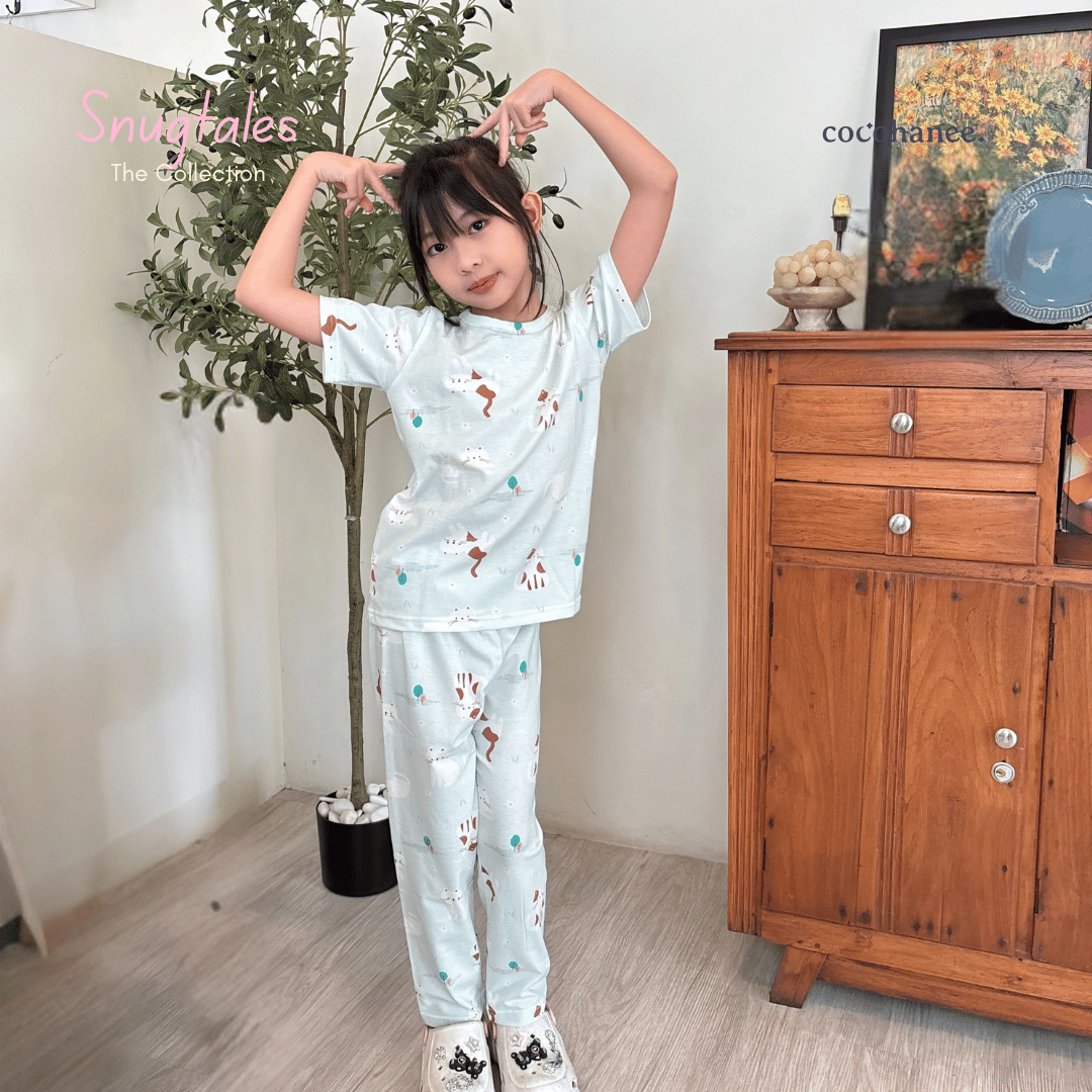 Cocohanee - Cats Playground - Cozy Pajamas - Piyama Tidur Anak