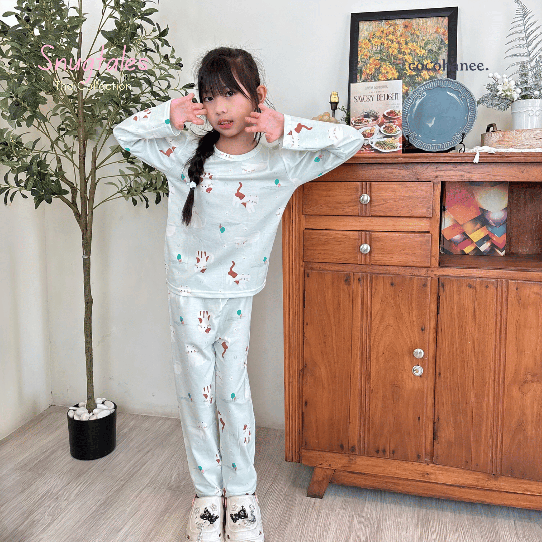 Cocohanee - Cats Playground - Long Pajamas - Piyama Tidur Anak