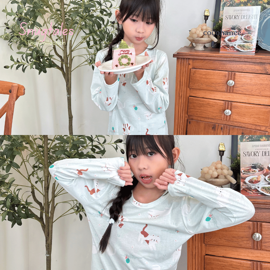 Cocohanee - Cats Playground - Long Pajamas - Piyama Tidur Anak
