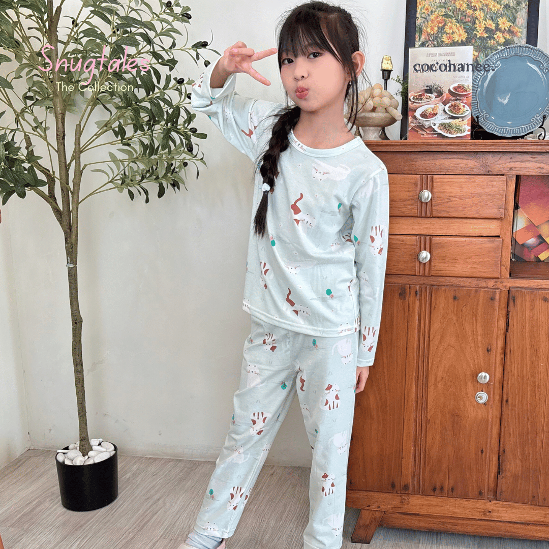 Cocohanee - Cats Playground - Long Pajamas - Piyama Tidur Anak