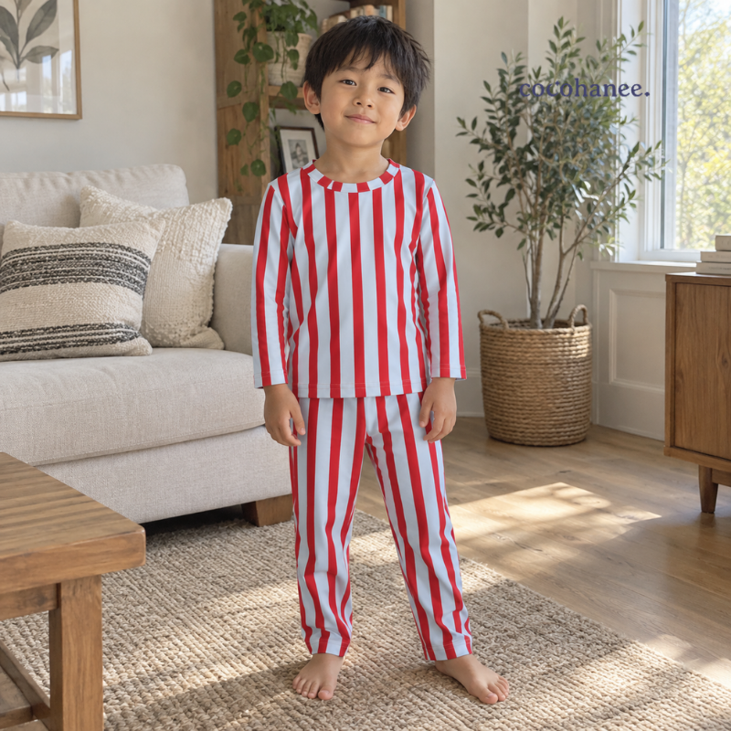 Cocohanee Classic Summer Vibe - Long Pajamas Mini Mood