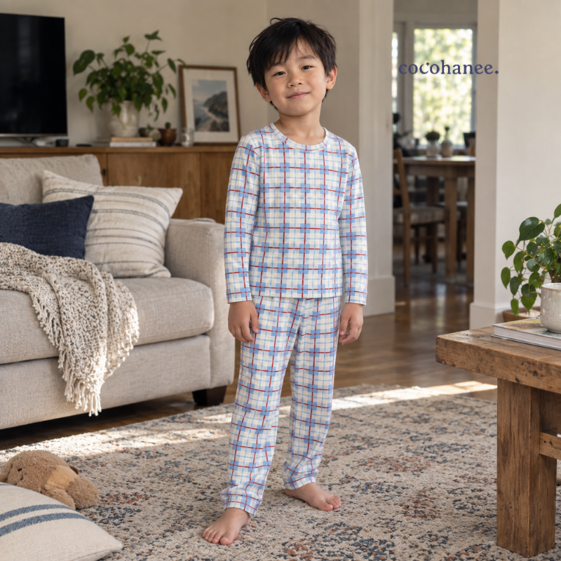 Cocohanee Classic Summer Vibe - Long Pajamas Picnic Pop