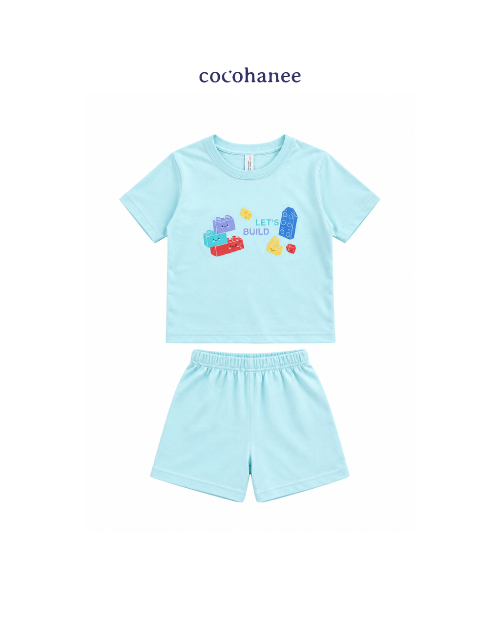 Cocohanee Classic Summer Vibe - Short Pajamas Mini Block