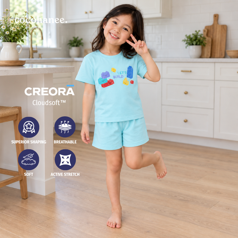 Cocohanee Classic Summer Vibe - Short Pajamas Mini Block