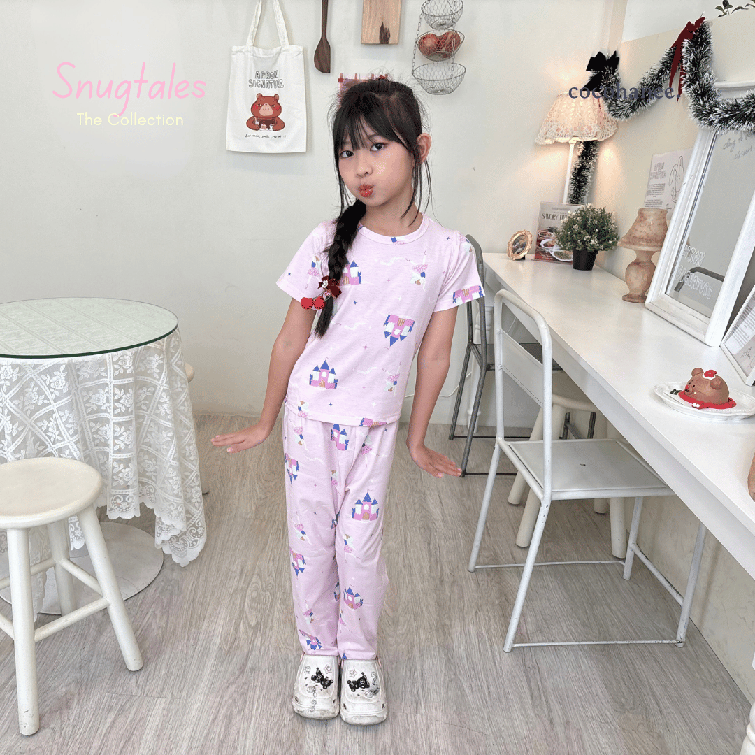 Cocohanee - Fairy Castle - Cozy Pajamas - Piyama Tidur Anak