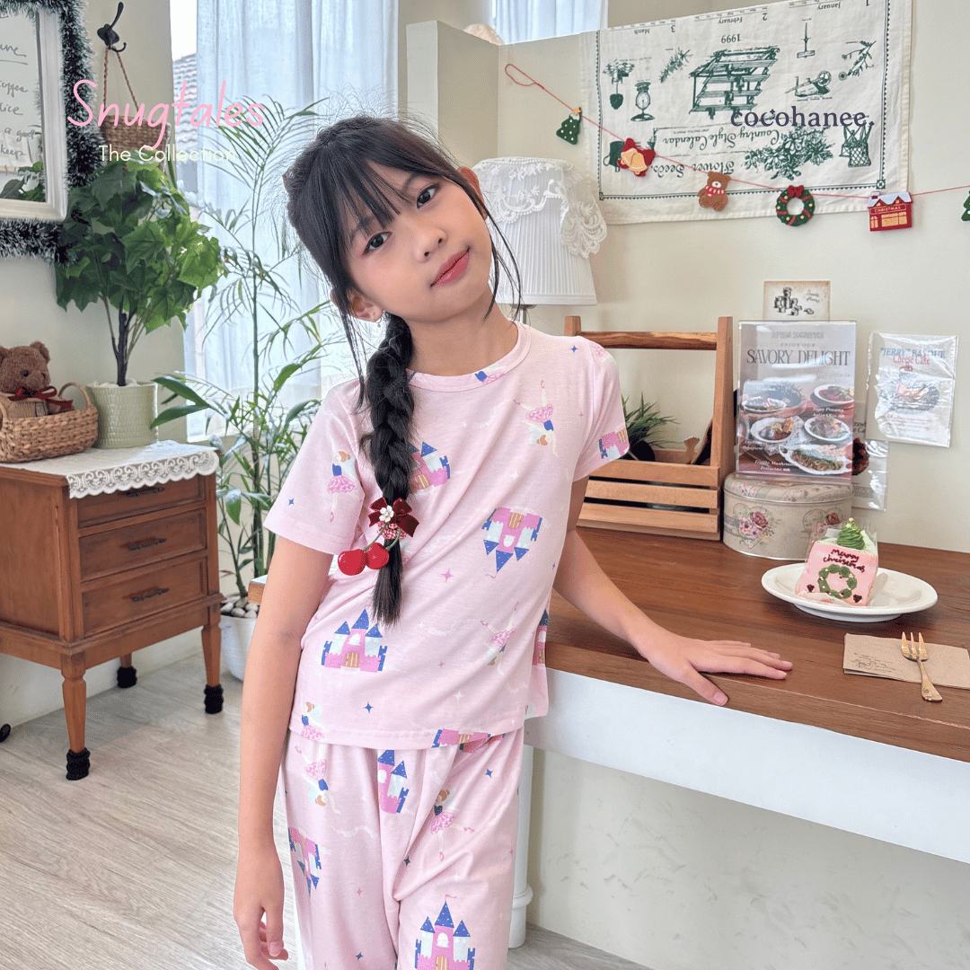 Cocohanee - Fairy Castle - Cozy Pajamas - Piyama Tidur Anak